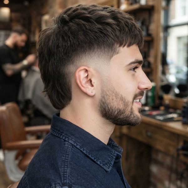 Taper Short Mullet Fade
