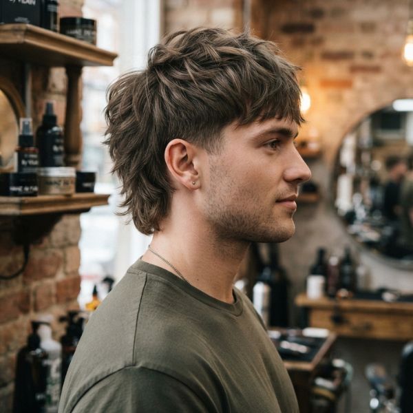 Short Wolf Cut Men Hairstyle Basics