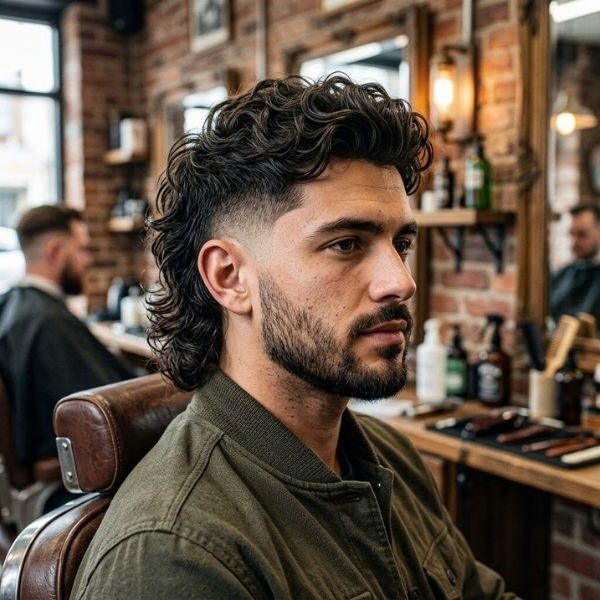 Wavy Low Fade Crew Cut