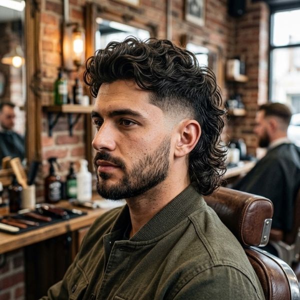 Wavy Low Fade Crew Cut
