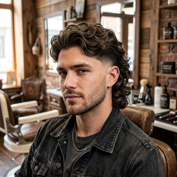 Wavy Modern Mullet