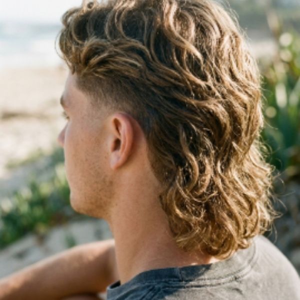 Wavy Surfer Mullet for Boys
