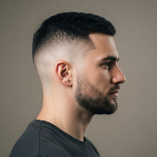 a Military High Fade Haircut for Men