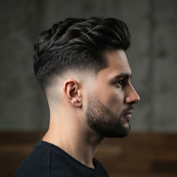 a mid burst fade