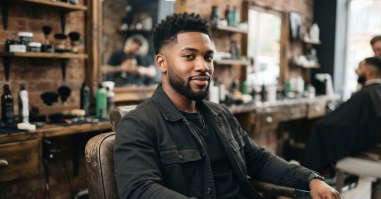 Low Taper Fade Haircut Black